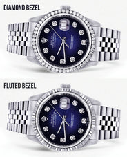 Womens Rolex Datejust Watch 16200 | 36Mm | Blue Dial | Jubilee Band
