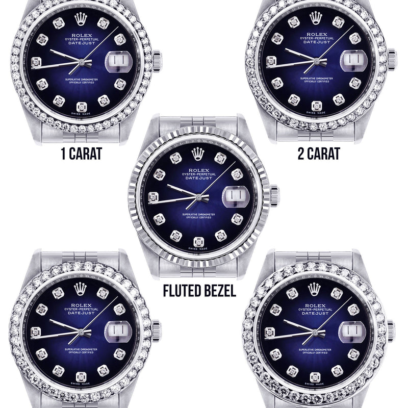 Womens Rolex Datejust Watch 16200 | 36Mm | Blue Dial | Jubilee Band