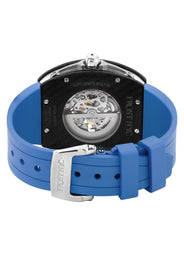 Frost NYC Mens Watch - Automatic Skeleton Carbon Fiber Sport Watch | FRST-01-CFS | Blue