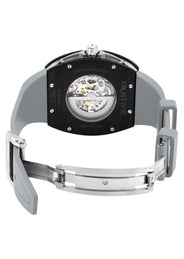 Frost NYC Mens Watch - Automatic Skeleton Carbon Fiber Sport Watch | FRST-01-CFS | Gray