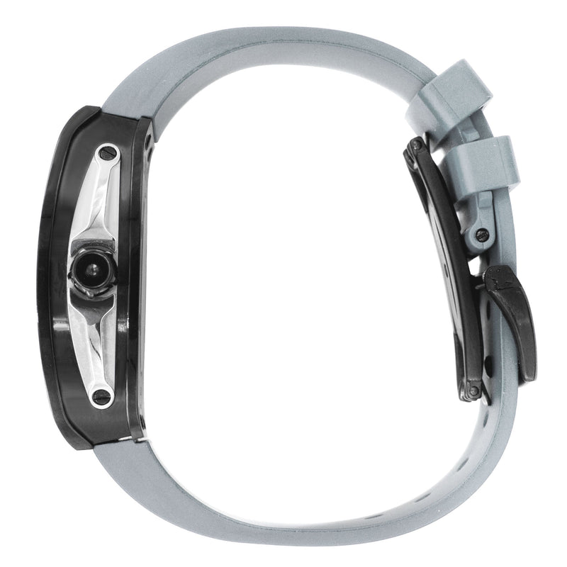 Frost NYC Mens Watch - Automatic Skeleton Sport Black Watch | FRST-01-SB | Gray