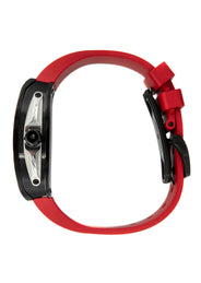 Frost NYC Mens Watch - Automatic Skeleton Sport Black Watch | FRST-01-SB| Red
