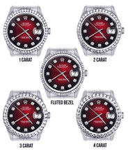 Rolex Datejust Watch | 16200  | 36MM | Red Dial | Jubilee Band | Stainless Steel