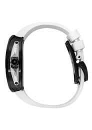 Frost NYC Mens Watch - Automatic Skeleton Sport Black Watch | FRST-01-SB| White