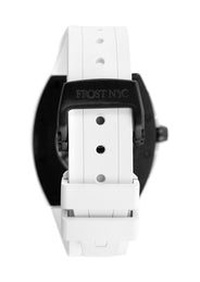 Frost NYC Mens Watch - Automatic Skeleton Sport Black Watch | FRST-01-SB| White