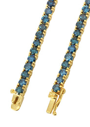 Women Jewelry - Diamond Necklace For Women | Blue Diamond Tennis Chain