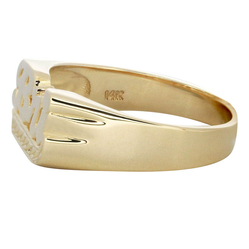 14K Initials Gold Name Ring | Appx. 4 Grams