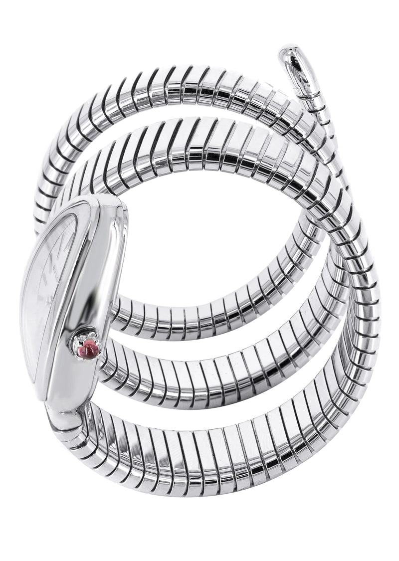 BVLGARI SERPENTI WATCH IN STAINLESS STEEL