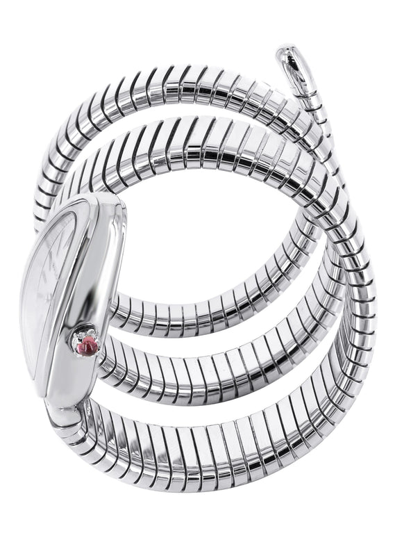BVLGARI SERPENTI WATCH IN STAINLESS STEEL