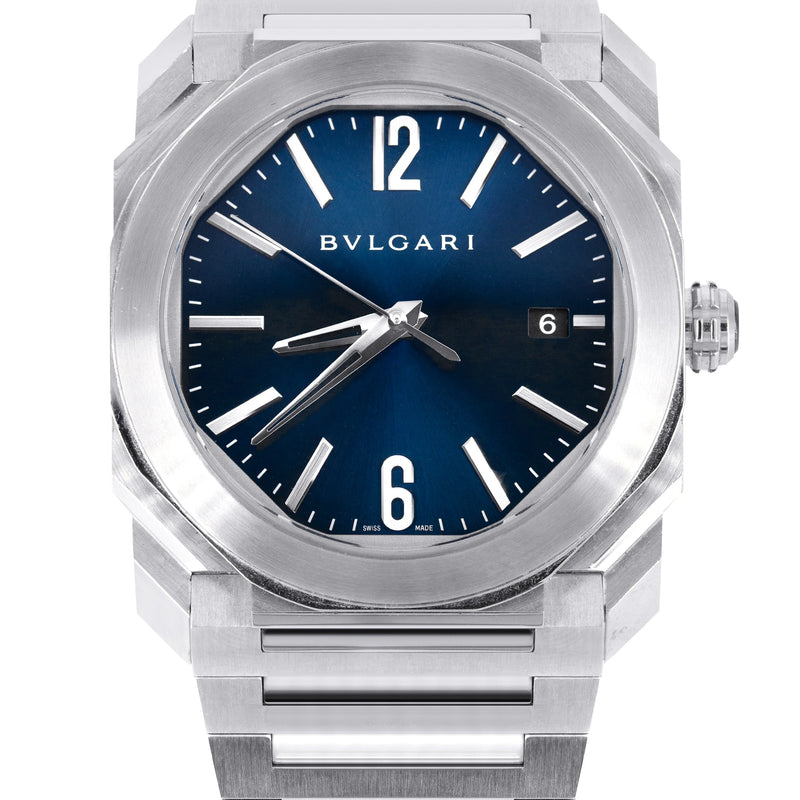 BVLGARI OCTO BGO38S WATCH IN STAINLESS STEEL