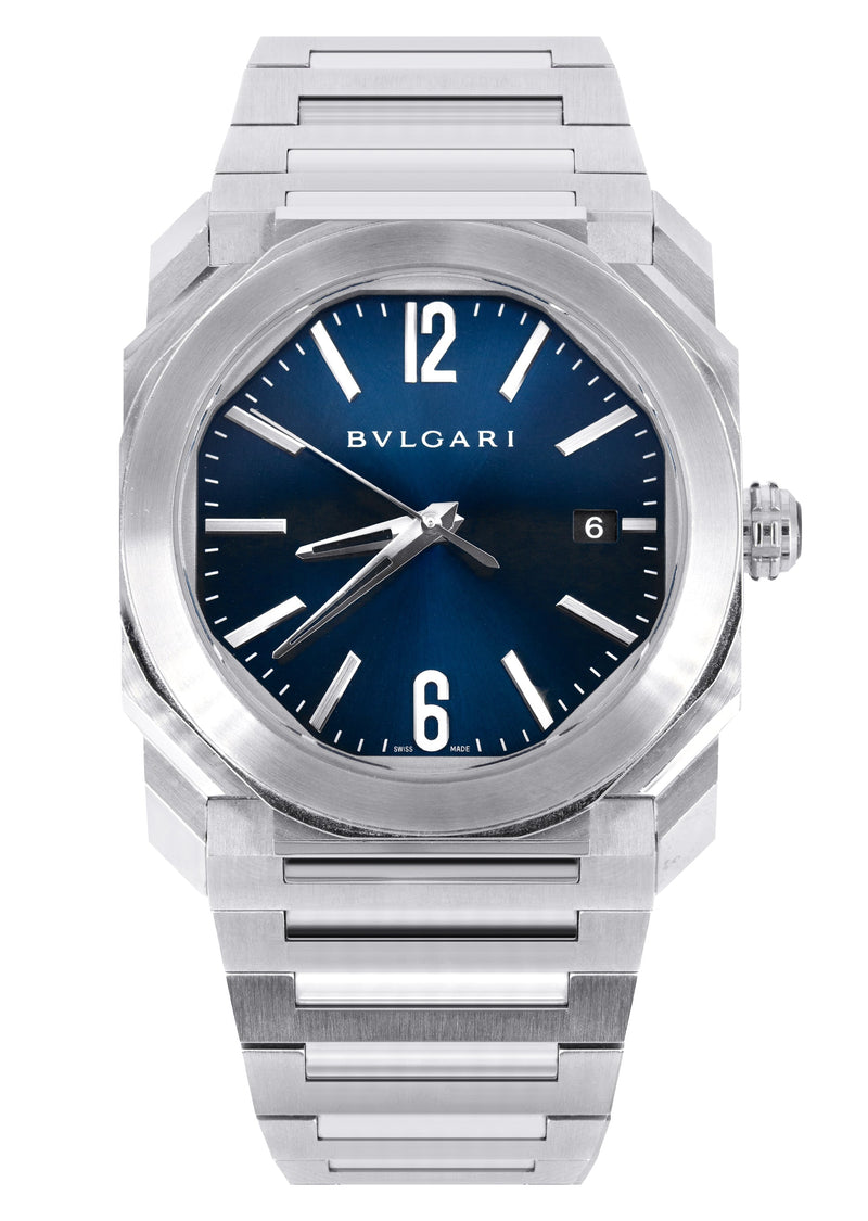 BVLGARI OCTO BGO38S WATCH IN STAINLESS STEEL