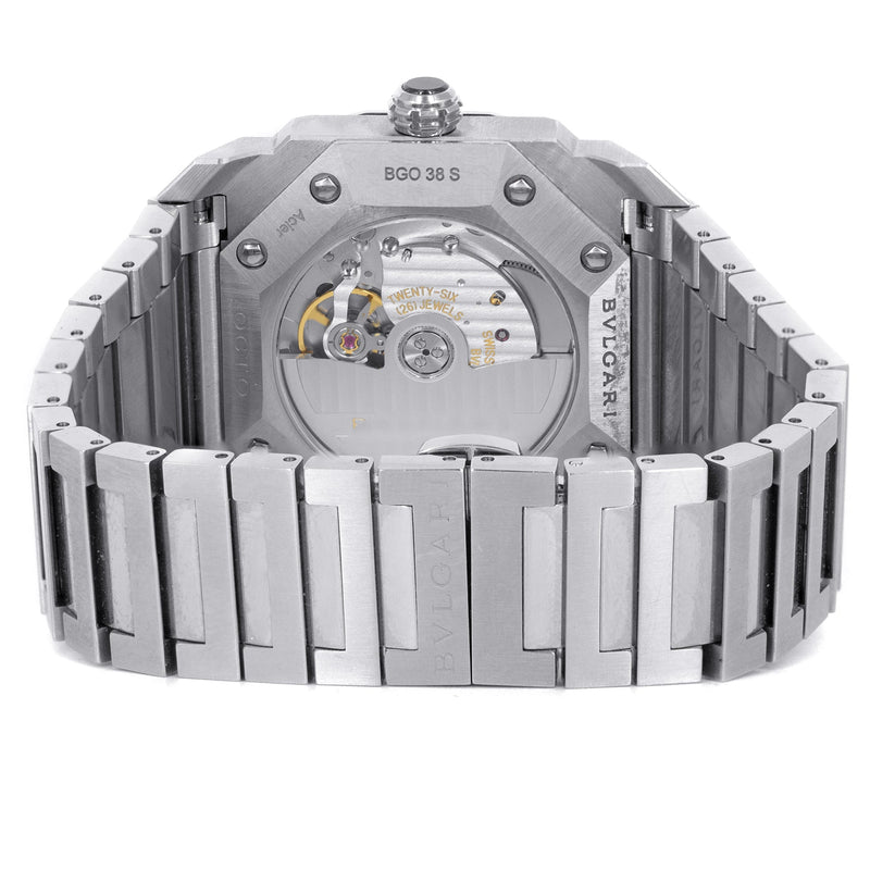 BVLGARI OCTO BGO38S WATCH IN STAINLESS STEEL