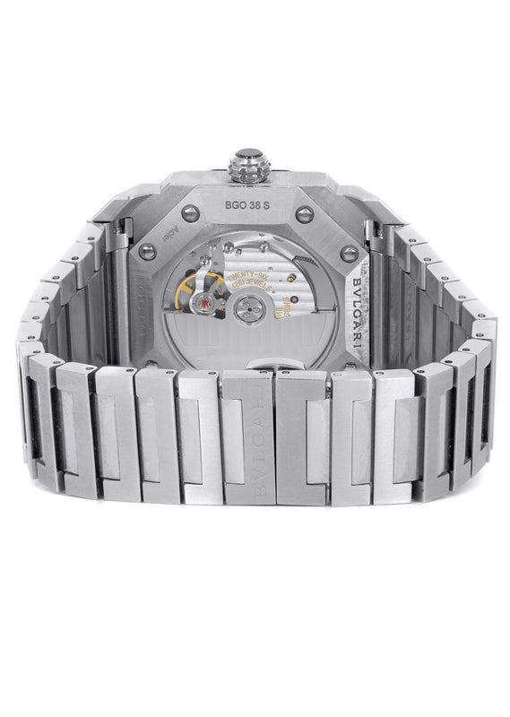 BVLGARI OCTO BGO38S WATCH IN STAINLESS STEEL