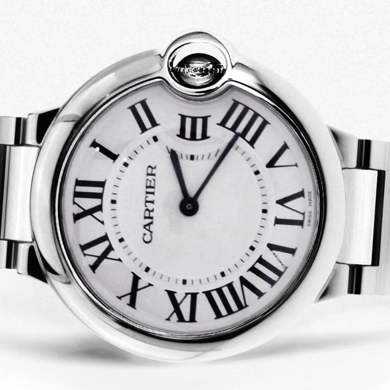 Cartier Ballon Bleu Watch For Women | Stainless Steel | 28.6 Mm