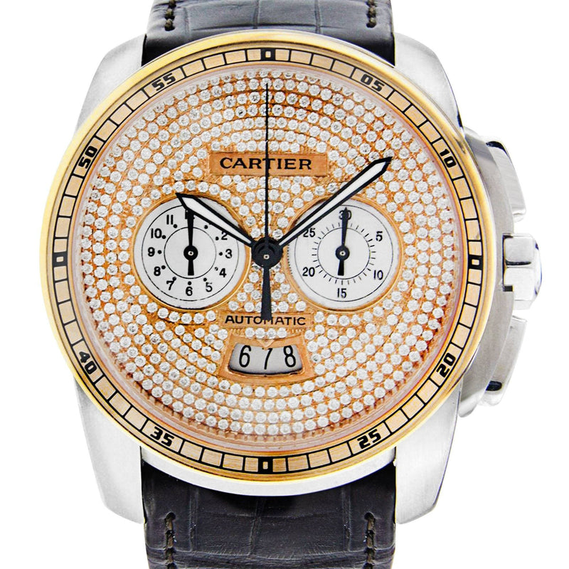 Diamond Calibre de Cartier | 18K Rose Gold | 42 Mm