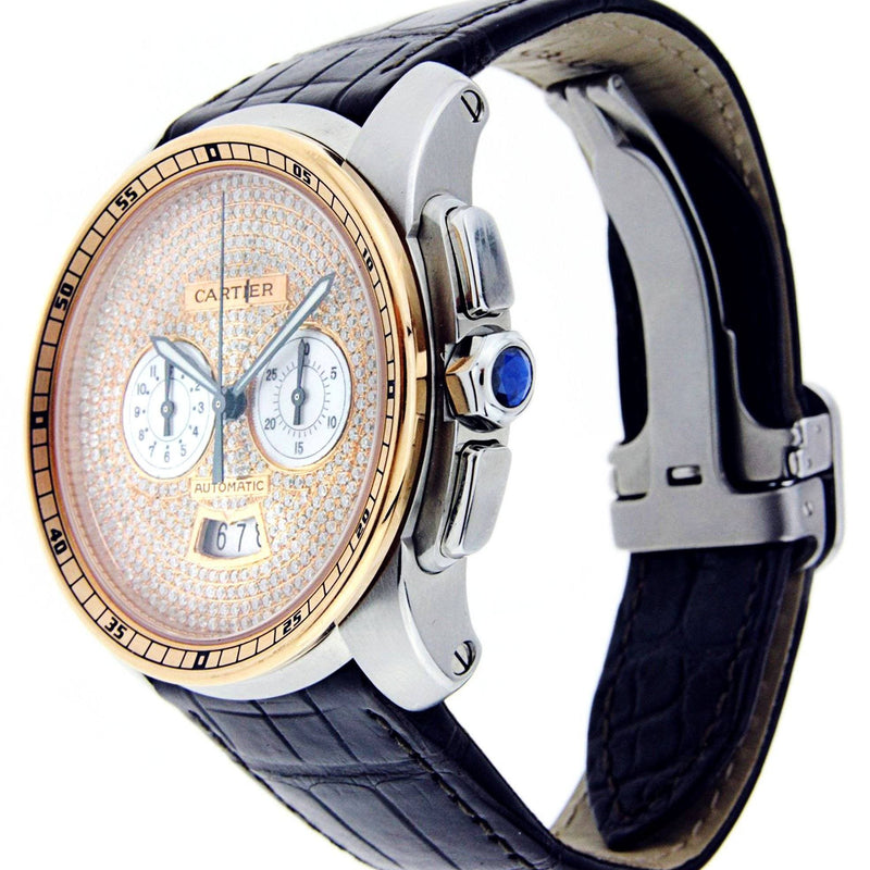 Diamond Calibre de Cartier | 18K Rose Gold | 42 Mm