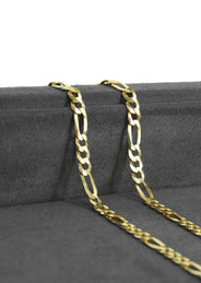 Silver Chain - Mens Gold Chain / Figaro Chain / 5 MM