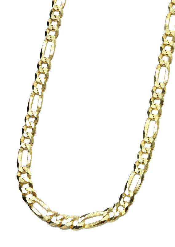 Silver Chain - Mens Gold Chain / Figaro Chain / 5 MM