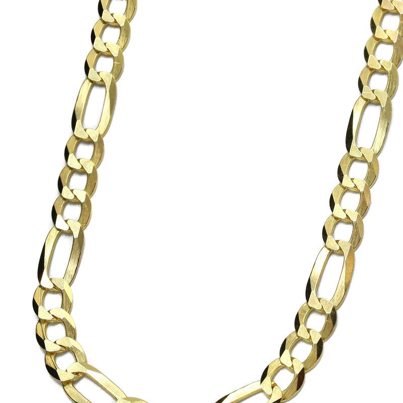 Silver Chain - Mens Gold Chain / Figaro Chain / 5.6 MM