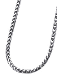 Silver Chain - Mens White Chain / Franco Chain / 2.3 MM