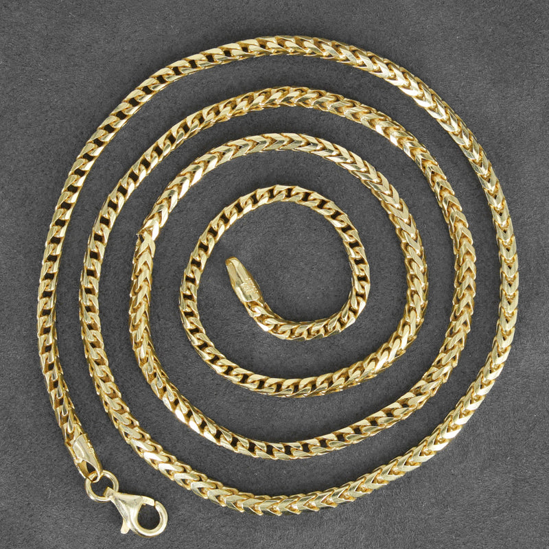 Silver Chain - Mens Gold Chain / Franco Chain / 2.5 MM