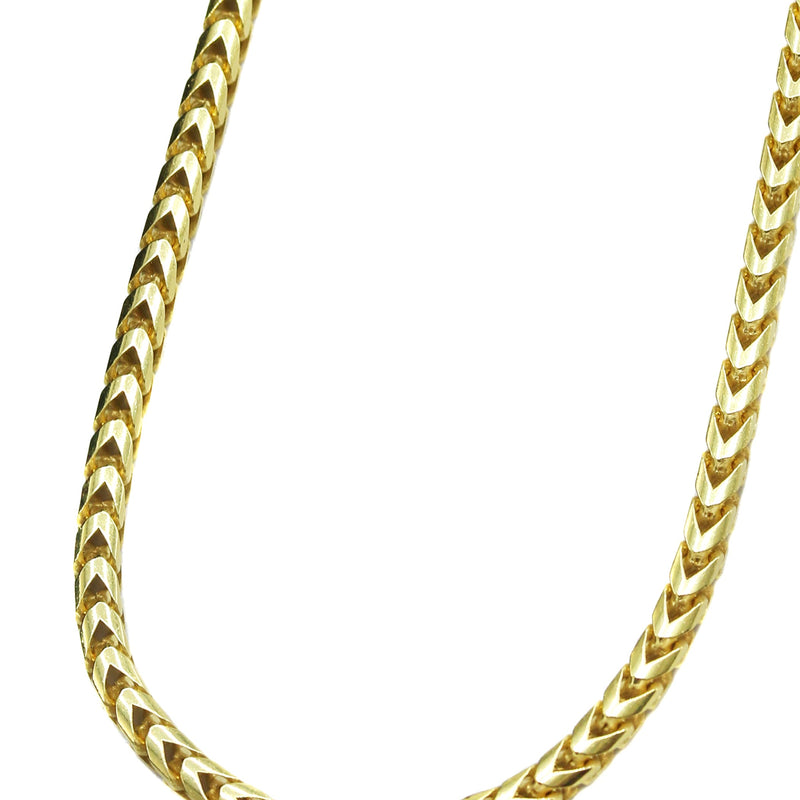 Silver Chain - Mens Gold Chain / Franco Chain / 2.5 MM