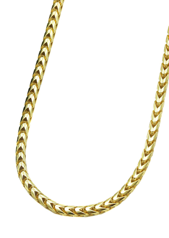 Silver Chain - Mens Gold Chain / Franco Chain / 2.5 MM