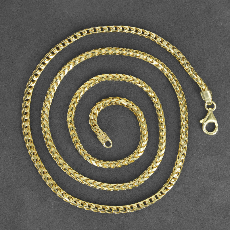Silver Chain - Mens Gold Chain / Franco Chain / 3.5 MM