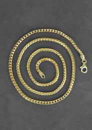 Silver Chain - Mens Gold Chain / Franco Chain / 3.5 MM
