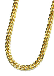 Silver Chain - Mens Gold Chain / Miami Cuban Link Chain / 5 MM