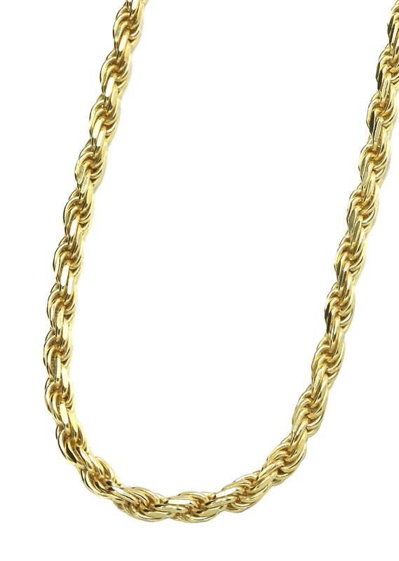 Silver Chain - Mens Gold Chain / Rope Chain / 2.2 MM