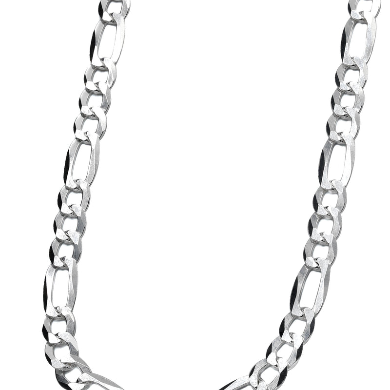 Silver Chain - Mens White Chain / Figaro Chain / 5 MM