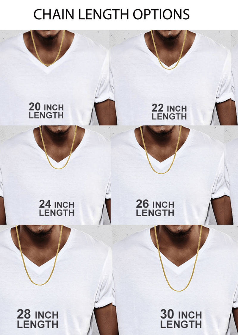 Mens Semi Solid  Rope Chain 10K Gold