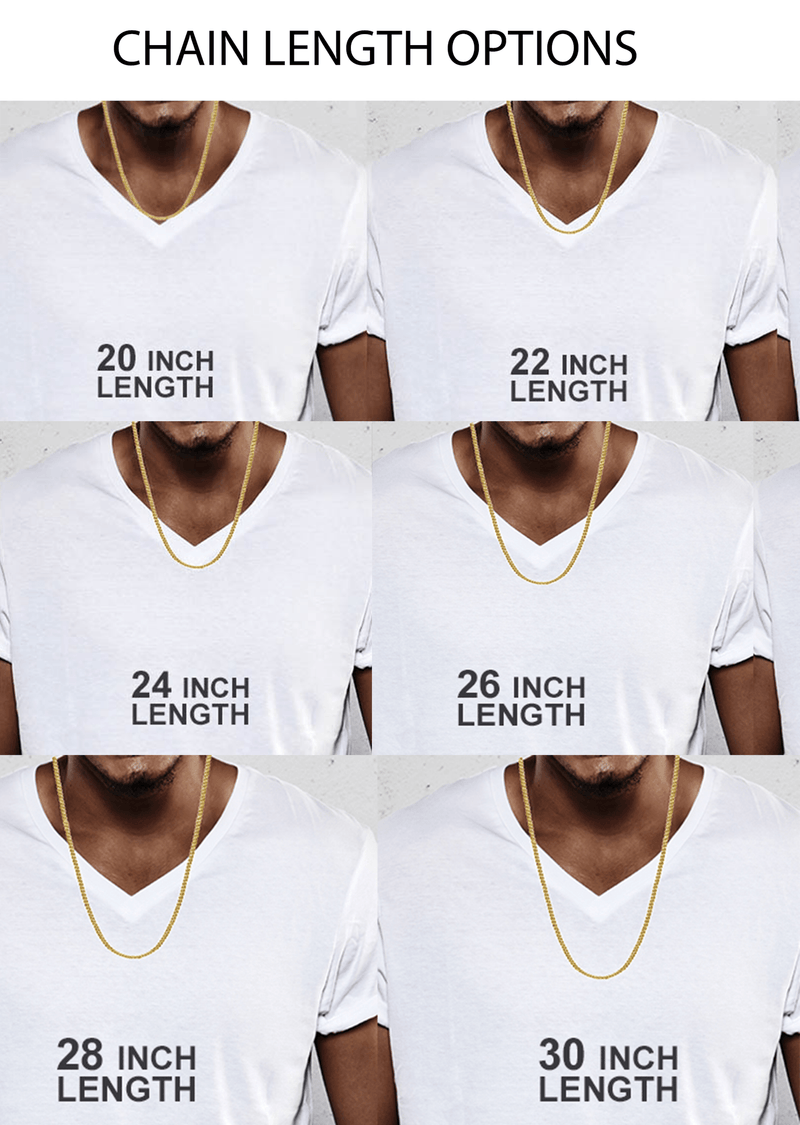 Mens 10K Yellow Semi Solid  Franco Chain