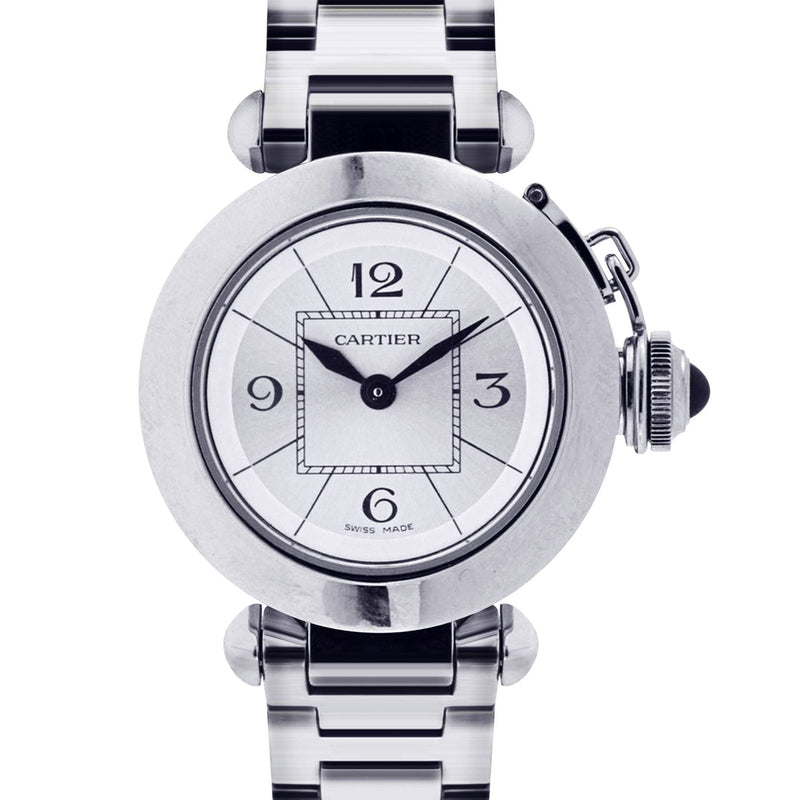Cartier Miss Pasha Watch For Women | Stainless Steel | 27 Mm