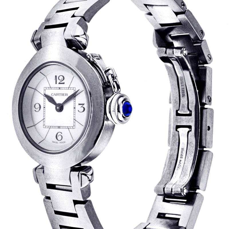 Cartier Miss Pasha Watch For Women | Stainless Steel | 27 Mm