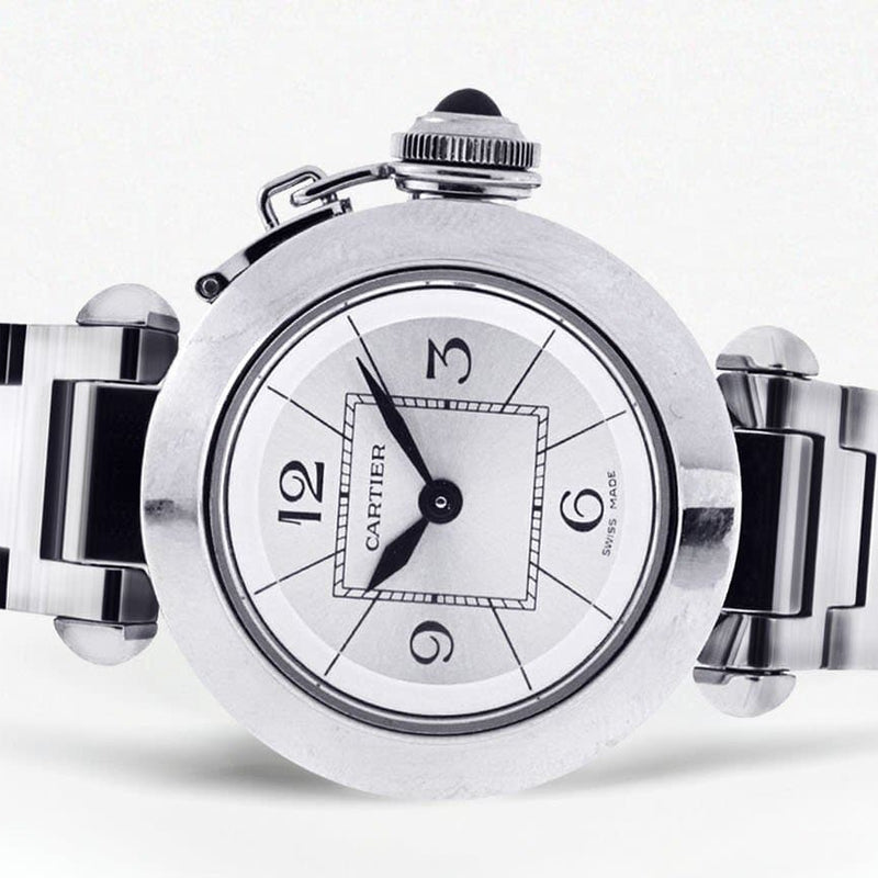 Cartier Miss Pasha Watch For Women | Stainless Steel | 27 Mm