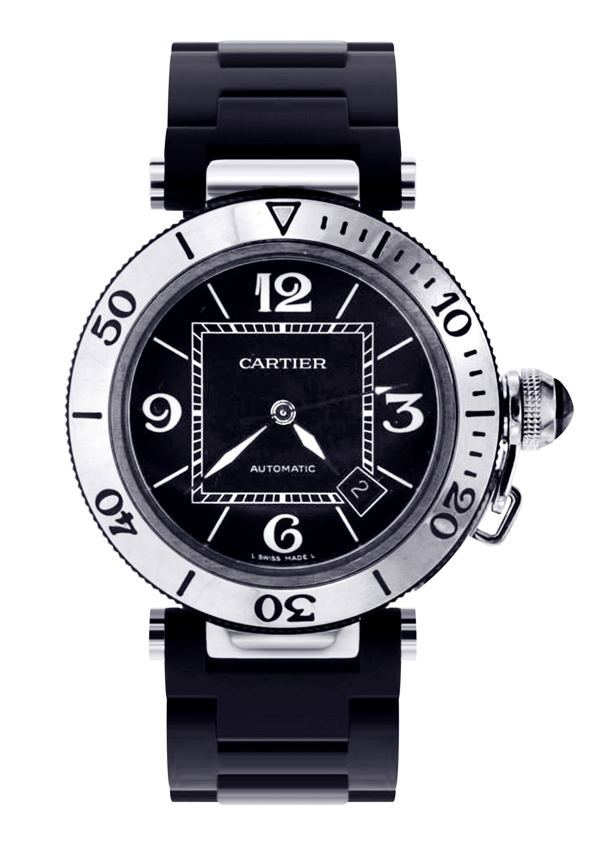 Cartier Pasha Seatimer | Stainless Steel | 40.5 Mm