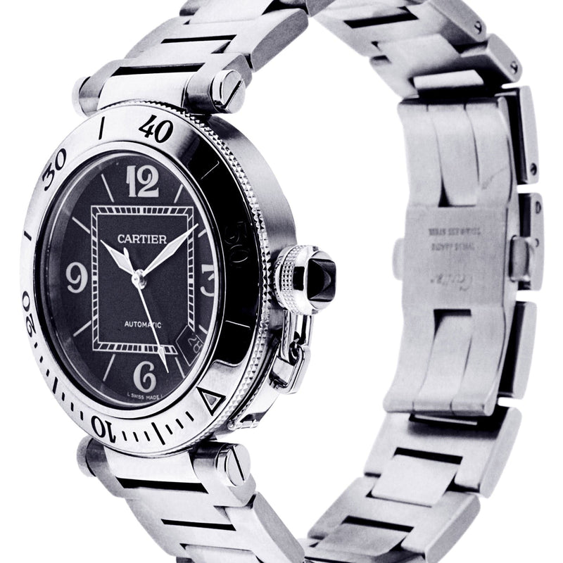 Cartier Pasha Seatimer | Stainless Steel | 40.5 Mm