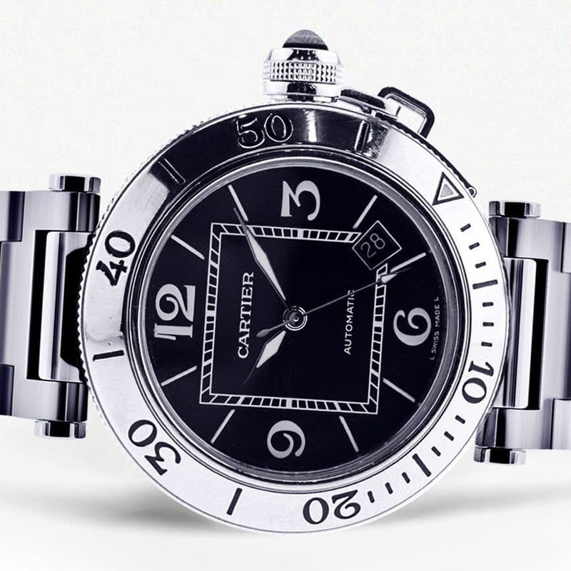 Cartier Pasha Seatimer | Stainless Steel | 40.5 Mm