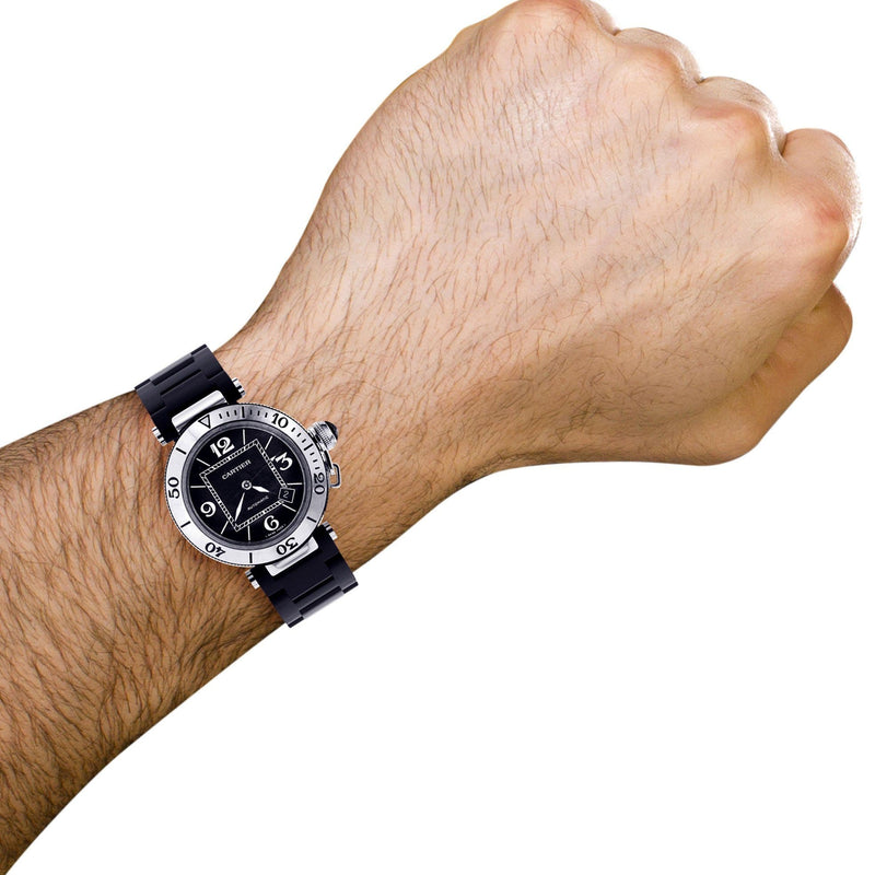 Cartier Pasha Seatimer | Stainless Steel | 40.5 Mm