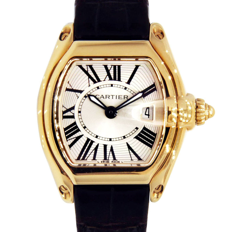 Cartier Roadster Watch For Women | 18K Yellow Gold | 31 Mm