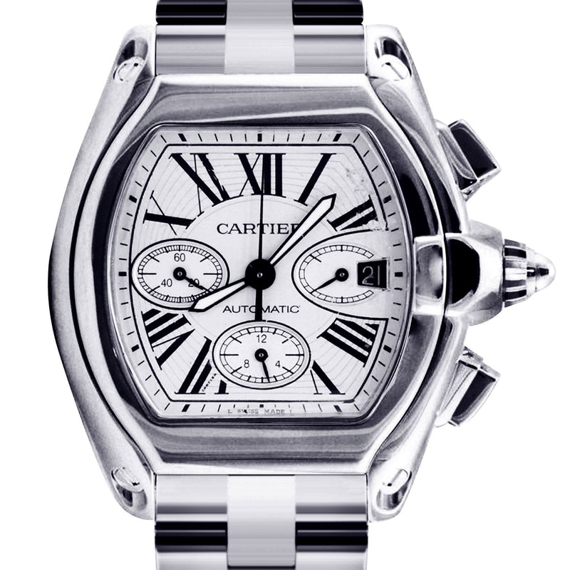 Cartier Roadster XL | Stainless Steel | 48 Mm
