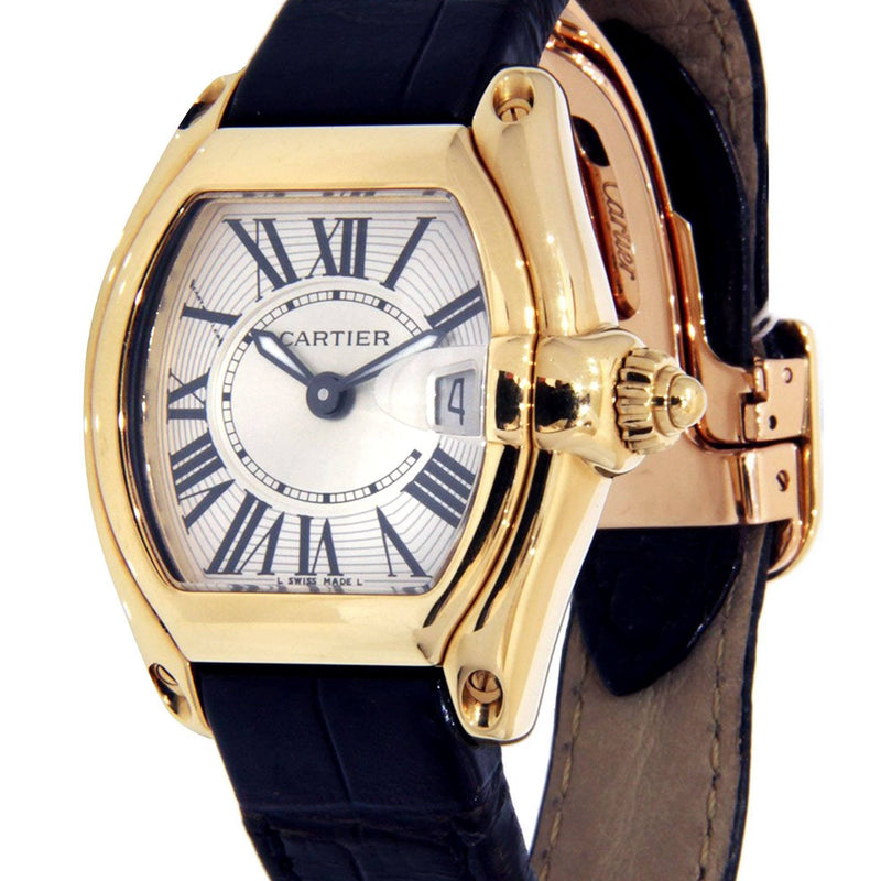 Cartier Roadster Watch For Women | 18K Yellow Gold | 31 Mm