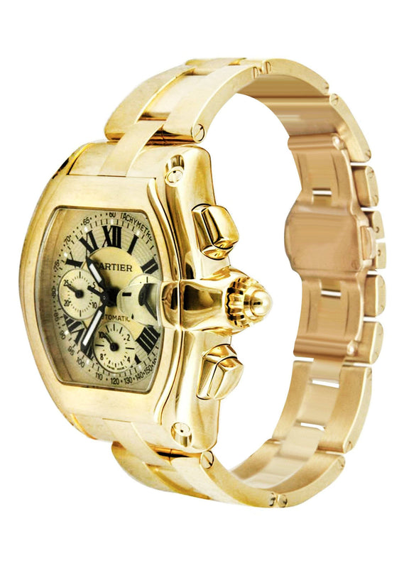 Cartier Roadster XL | Yellow Gold | 48 Mm