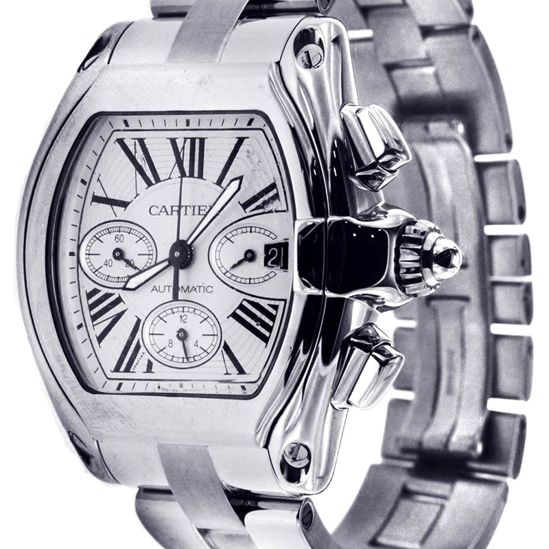 Cartier Roadster XL | Stainless Steel | 48 Mm