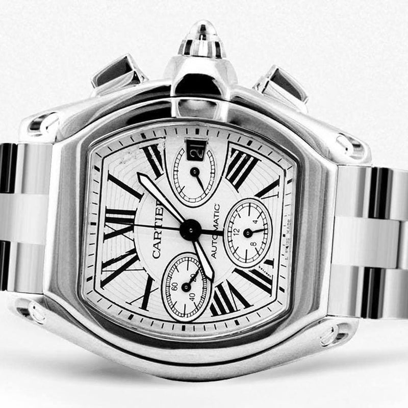 Cartier Roadster XL | Stainless Steel | 48 Mm