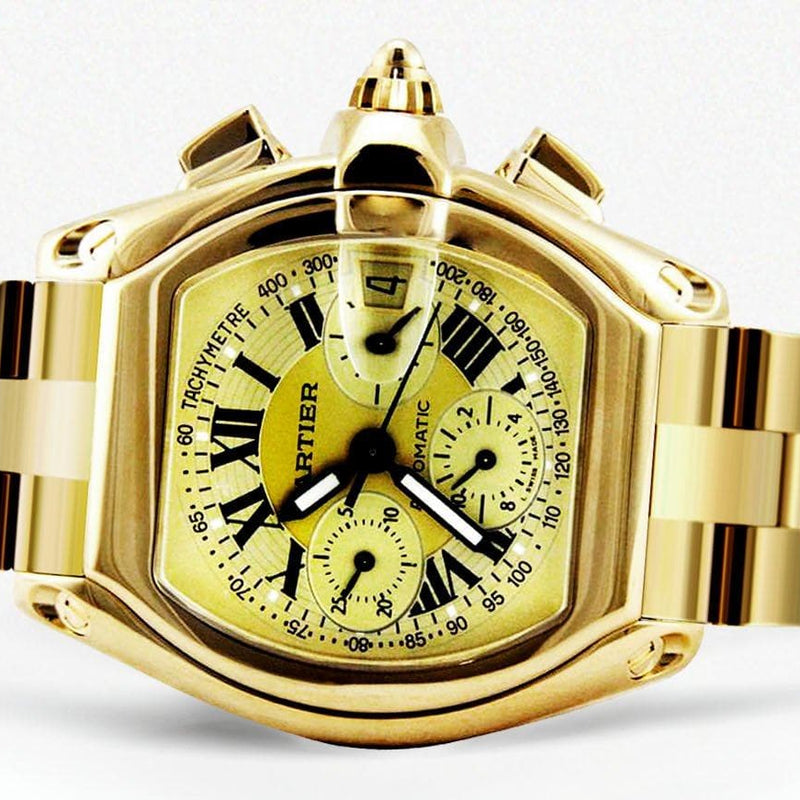 Cartier Roadster XL | Yellow Gold | 48 Mm