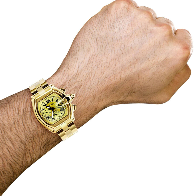 Cartier Roadster XL | Yellow Gold | 48 Mm