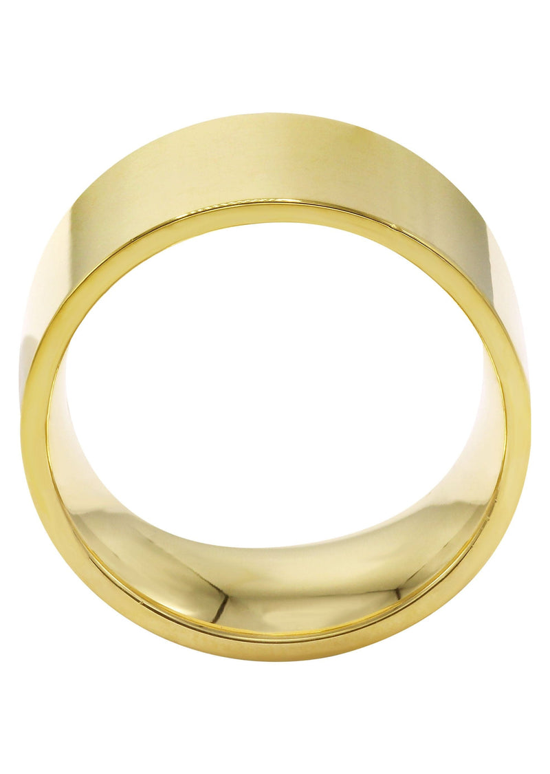 Mens Gold Plated Wedding Band | 9.2 Grams